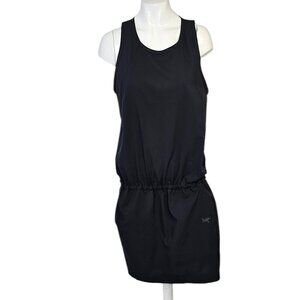Arc'teryx Womens Contenta Dress Black Size Small UPF Drop Waist Moisture Wicking
